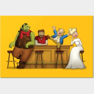 SitcomD&D Characters Posters and Art